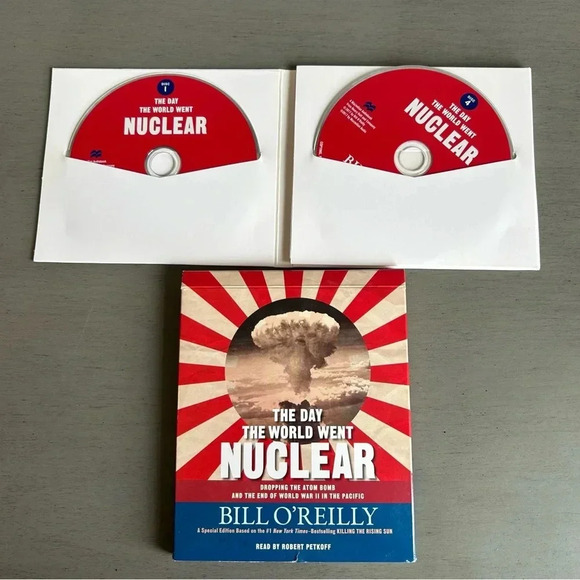 Bill O'Reilly Audiobook The Day The World Went Nuclear 4 CDs History World War 2 - Picture 3 of 4